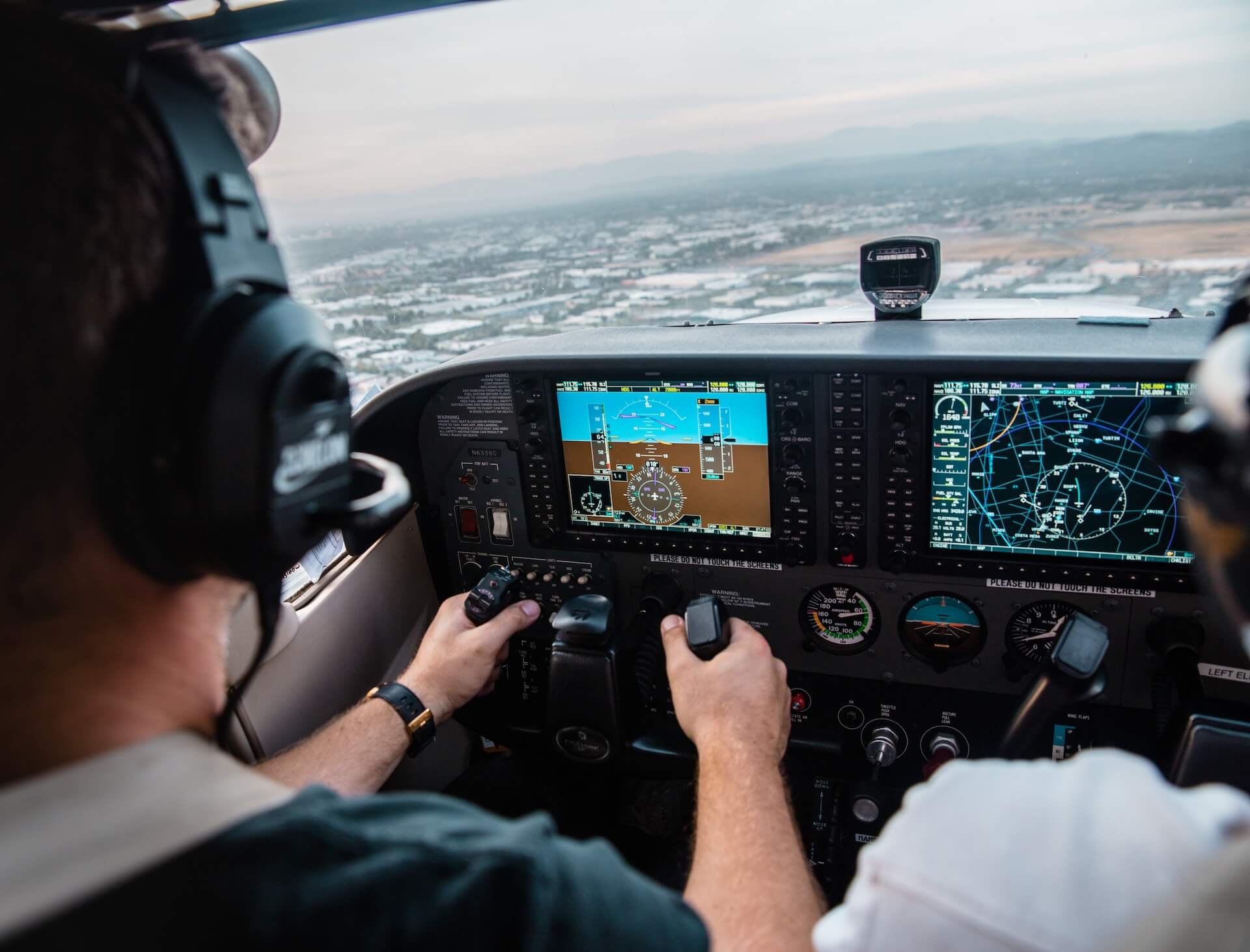 Mit Brille bewahrt der Pilot den Überblick Blickcheck